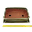Bonsai bowl with saucer Gr. 4 - rectangular G30 -...