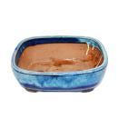 Bonsai pot - rectangular G5B - two-tone blue-beige -...