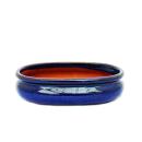 Bonsai pot - oval O47 - blue - L19cm x W13.5cm x H5cm