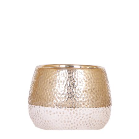 Elite cachepot - pure elegance in sophisticated colors - gold - suitable for 9cm pots