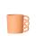 Happy Mug" - happy coffee mug - cheerful ceramic suitable for 9cm pots - orange