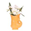 Kolibri Orchids White orchid Nazaré + fish pot orange - pot size 9cm